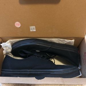 Black Vans 10.5 M